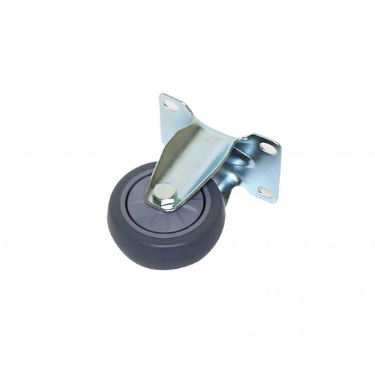 Caster for PLIB021C & PLIB027C can be used to easily transport items throughout the kitchen. This swivel caster wheel provides exceptional support for heavy mobile shelves and facilitates smooth transportation on any surface. Even the most reliable caster wheels can wear down due to extensive use. Having this replacement rubber wheel on hand will ensure that your shelving unit is always in perfect working condition.