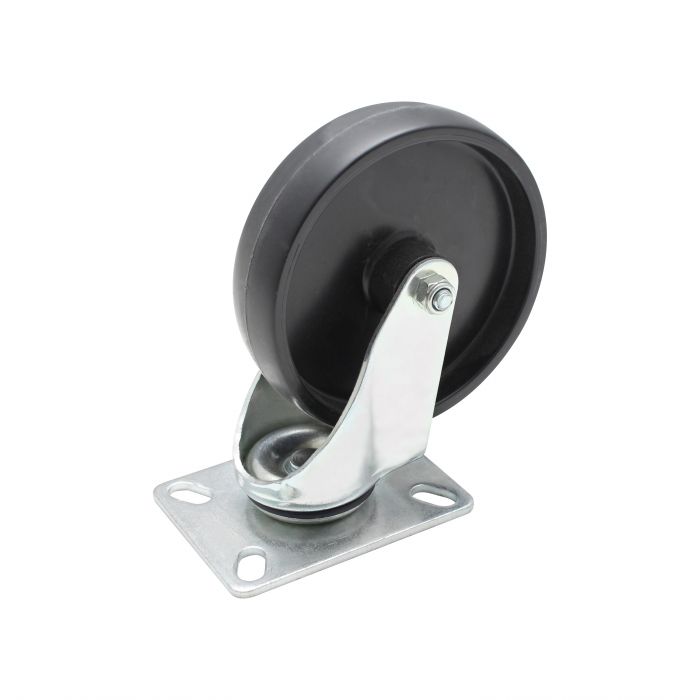 Thunder Group Swivel Caster for ALSC1826 can be used to easily transport items throughout the kitchen. This swivel caster wheel provides exceptional support for heavy mobile shelves and facilitates smooth transportation on any surface. Even the most reliable caster wheels can wear down due to extensive use. Having this replacement rubber wheel on hand will ensure that your shelving unit is always in perfect working condition.