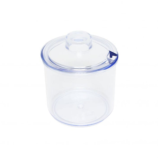 Thunder Group Condiment Jar is a reliable and hygienic option for storing and serving a variety of condiments in busy food service settings. With a 7 oz capacity and a secure cover, this jar is perfect for keeping sauces, dressings, and toppings fresh and protected. Made from durable plastic, it offers long-lasting use and is easy to clean and maintain. 