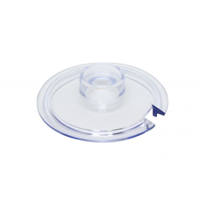Thunder Group Condiment Jar Cover is a practical and efficient accessory designed to pair perfectly with 7 oz condiment jars. Made from durable plastic, this notched cover allows utensils to remain in the jar while still providing a protective seal, making it ideal for high-traffic foodservice operations. Its secure fit helps maintain the freshness of condiments while promoting hygienic handling in both front-of-house and back-of-house settings. 