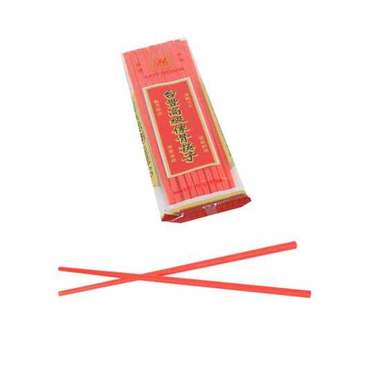 Thunder Group Plain Red Chopsticks offer a clean and elegant dining solution for both casual and upscale foodservice settings. Made from durable plastic, these red chopsticks are designed for longevity and repeated use, combining functionality with a refined appearance. Their grouped and sealed packaging ensures hygienic handling, making them ideal for maintaining cleanliness in high-volume environments. 