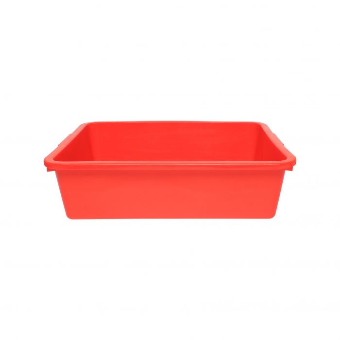 Thunder Group Bus Box with Outer Lips can be used for clearing and cleaning tables and also great for soaking flatware before washing. This bus box is designed with a lip wide enough to provide a comfortable grip ensuring ease of handling. Perfect for high-volume settings, this bus dish tub is made from high-quality plastic that is easy to clean and will withstand heavy duty use without warping or scratching.