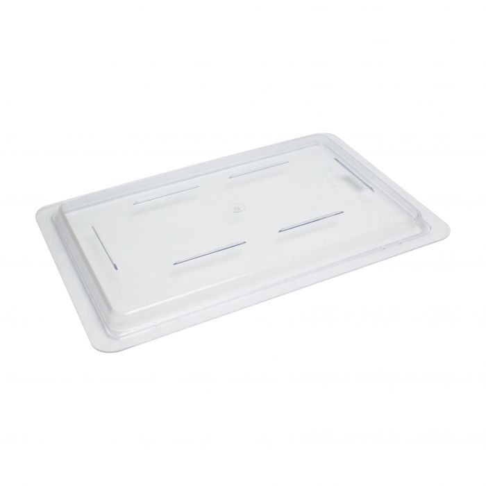Thunder Group Lid for Half Size Food Storage Box&nbsp;is clear and made from polycarbonate. Cover is ideal for food storage box. It is suitable for keeping wet and dry ingredients, vegetables, fruits and other types of products to make it fresh for long time.