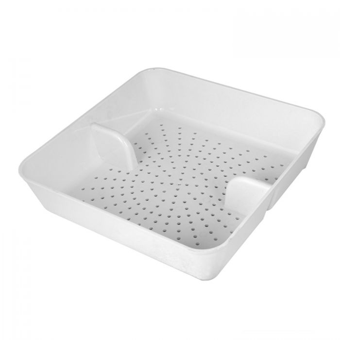 Square Floor Drain Strainer, ABS 8 1/2"x8 1/2"x2 1/4"
