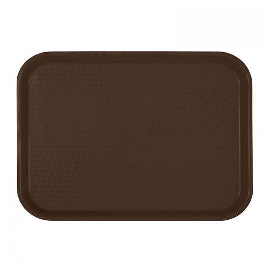 Thunder Group Fast Food Tray offers a reliable and stylish solution for high-traffic dining settings. Made from durable polypropylene, this lightweight tray is designed for frequent use in environments such as fast food restaurants, cafeterias, and food courts. Its size provides ample space for meal service, while the rectangular shape enhances tray stability and efficient stacking. 