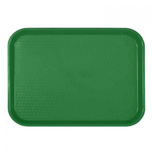 Thunder Group Fast Food Tray offers a reliable and stylish solution for high-traffic dining settings. Made from durable polypropylene, this lightweight tray is designed for frequent use in environments such as fast food restaurants, cafeterias, and food courts. Its size provides ample space for meal service, while the rectangular shape enhances tray stability and efficient stacking. 