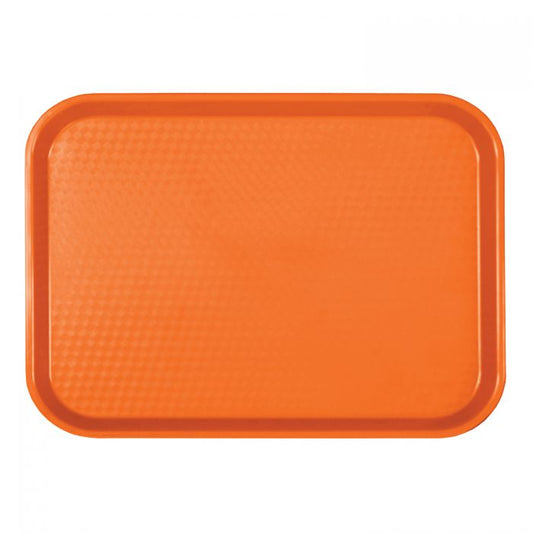 Thunder Group Fast Food Tray offers a reliable and stylish solution for high-traffic dining settings. Made from durable polypropylene, this lightweight tray is designed for frequent use in environments such as fast food restaurants, cafeterias, and food courts. Its size provides ample space for meal service, while the rectangular shape enhances tray stability and efficient stacking. 