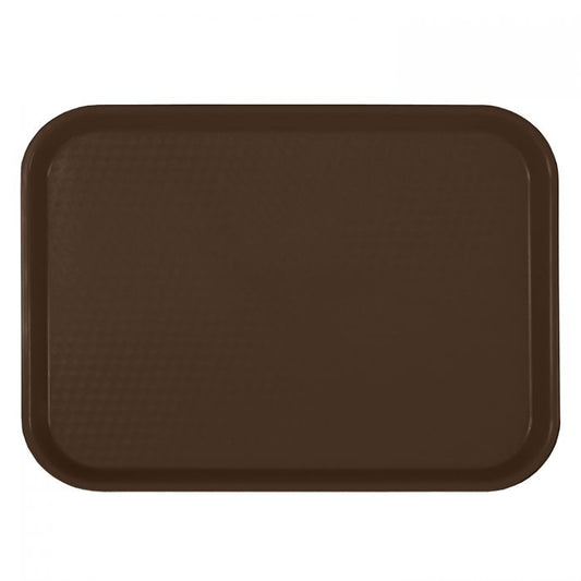 Thunder Group Fast Food Tray offers a reliable and stylish solution for high-traffic dining settings. Made from durable polypropylene, this lightweight tray is designed for frequent use in environments such as fast food restaurants, cafeterias, and food courts. Its size provides ample space for meal service, while the rectangular shape enhances tray stability and efficient stacking. 