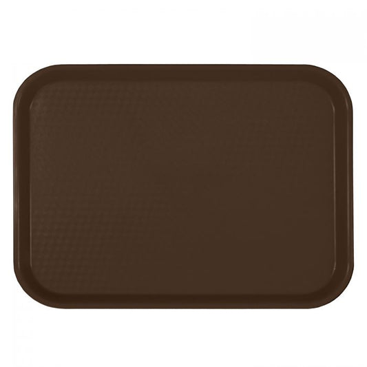 Thunder Group Fast Food Tray offers a reliable and stylish solution for high-traffic dining settings. Made from durable polypropylene, this lightweight tray is designed for frequent use in environments such as fast food restaurants, cafeterias, and food courts. Its size provides ample space for meal service, while the rectangular shape enhances tray stability and efficient stacking. 