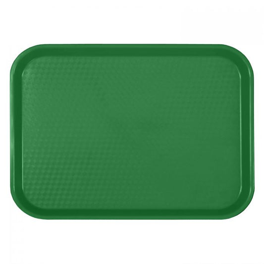 Thunder Group Fast Food Tray offers a reliable and stylish solution for high-traffic dining settings. Made from durable polypropylene, this lightweight tray is designed for frequent use in environments such as fast food restaurants, cafeterias, and food courts. Its size provides ample space for meal service, while the rectangular shape enhances tray stability and efficient stacking. 