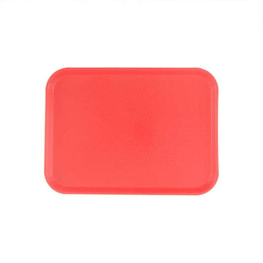 Thunder Group Fast Food Tray offers a reliable and stylish solution for high-traffic dining settings. Made from durable polypropylene, this lightweight tray is designed for frequent use in environments such as fast food restaurants, cafeterias, and food courts. Its size provides ample space for meal service, while the rectangular shape enhances tray stability and efficient stacking. 