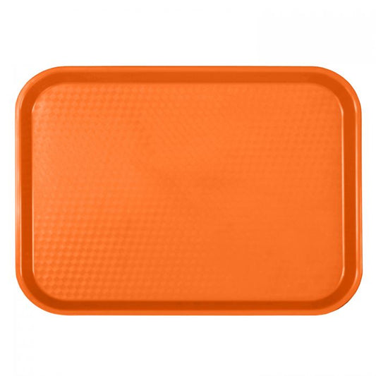 Thunder Group Fast Food Tray offers a reliable and stylish solution for high-traffic dining settings. Made from durable polypropylene, this lightweight tray is designed for frequent use in environments such as fast food restaurants, cafeterias, and food courts. Its size provides ample space for meal service, while the rectangular shape enhances tray stability and efficient stacking. 