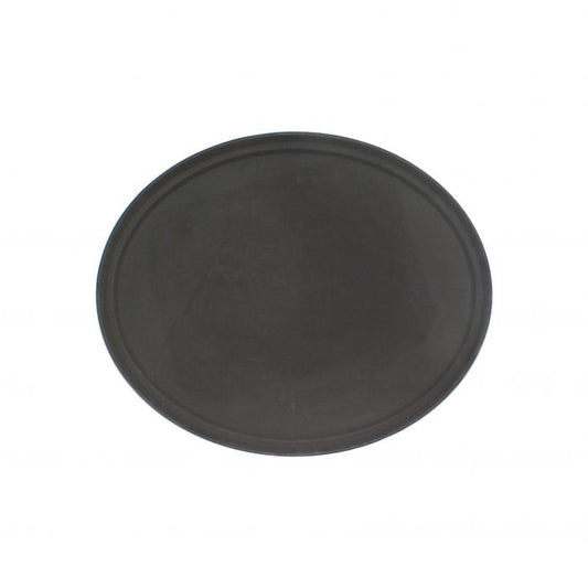 Thunder Group Oval Servicing Tray can be used to serve cocktail foods, champagne in flutes and more. This oval tray comes in an elegant shade which will suit a variety of occasions. This piece of servingware is made from fiberglass to ensure that it is durable enough for high volume use. An excellent addition to any restaurant, hotel or catering business this round tray will keep up with the high demands of the food service industry.