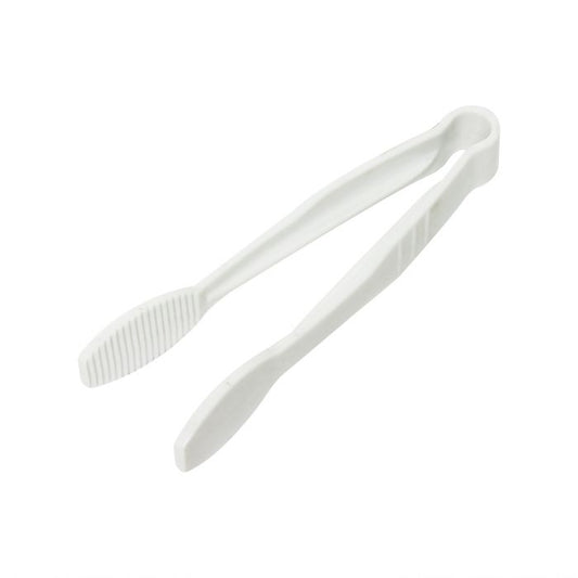 Thunder Group Flat Grip Tong is a versatile and durable tool designed for efficient food service operations. Made from sturdy polycarbonate, these tongs feature a flat grip design for a secure and comfortable hold, ensuring precise food handling in busy kitchens, buffets, and self-service stations. Their 6-inch size is ideal for serving everything from salads to pastries, while the neutral beige color offers a clean, professional look for any dining environment.