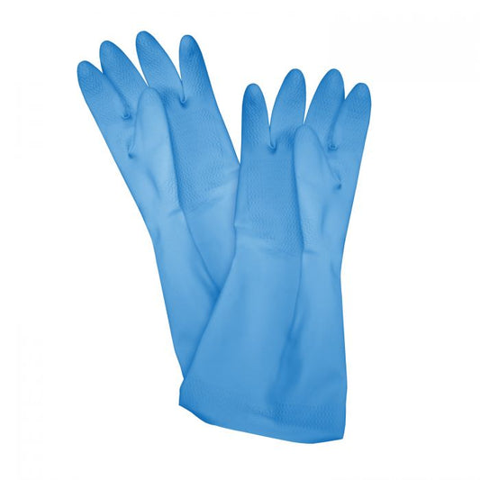 Thunder Group Texture Gloves is a must-have for both home and commercial use. These gloves are made from high quality latex allowing them to withstand heavy duty use. Thanks to its 12" length, these gloves provide long arm coverage for optimal protection and sanitation. For added convenience, these gloves are washable and safe for reuse.