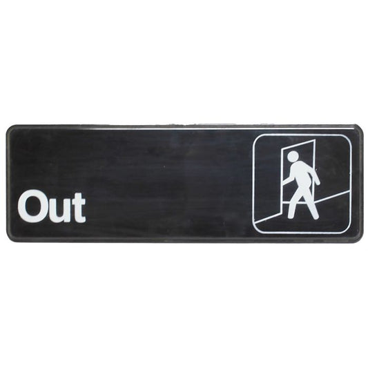 Thunder Group Information Sign with Symbol lets your customers know where an out is located in case of a fire or other emergency. A sign like this helps you maintain a safe and professional environment that your customers and workers will appreciate. The sign features universal symbols and clear letters on anti-glare surfaces to give a professional, seamless look to any space. 