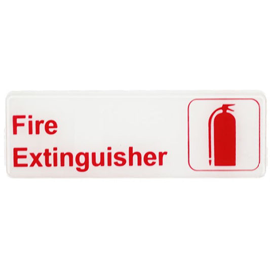 Thunder Group Information Sign with Symbol lets your customers know where a fire extinguisher is located in case of a fire. A sign like this helps you maintain a safe and professional environment that your customers and workers will appreciate. The sign features universal symbols and clear letters on anti-glare surfaces to give a professional, seamless look to any space. 