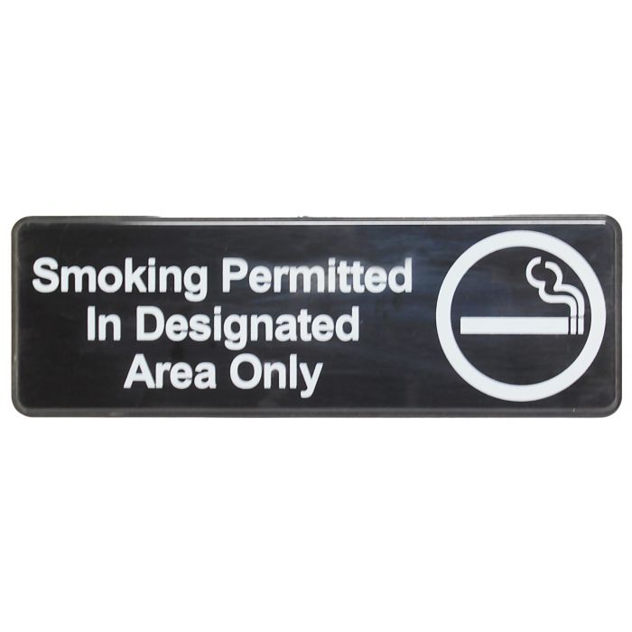 Thunder Group Information Sign with Symbol is perfect for your commercial restaurant establishment. Unfortunately, appropriate signage isn't very popular amongst many restaurants. Separate your establishment from the others with informative signs to help guide your customers. Many of these signs contribute to the overall safety of the restaurant as well.