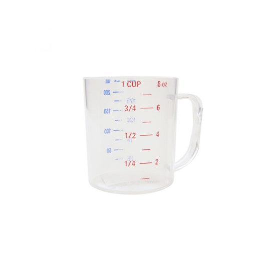 Measuring Cup with U.S. and Metric Measurements, Polycarbonate 0.25L/1 Cup