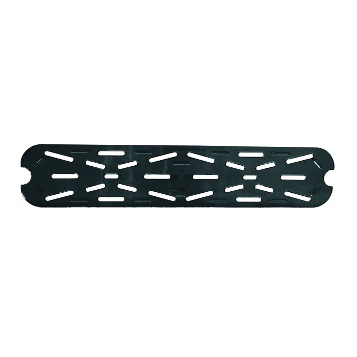 Thunder Group Drain Shelf for Half Size Long Pan is an essential accessory for enhancing kitchen efficiency and food safety. Designed to fit seamlessly into half-size food pans, this drain shelf helps keep contents elevated and out of liquid, preserving food quality. Made from clear, shatter-resistant polycarbonate, it withstands the demands of commercial use while allowing easy visibility of stored contents. 