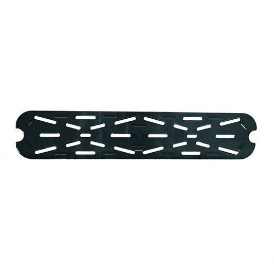 Thunder Group Drain Shelf for Half Size Long Pan is an essential accessory for enhancing kitchen efficiency and food safety. Designed to fit seamlessly into half-size food pans, this drain shelf helps keep contents elevated and out of liquid, preserving food quality. Made from clear, shatter-resistant polycarbonate, it withstands the demands of commercial use while allowing easy visibility of stored contents. 
