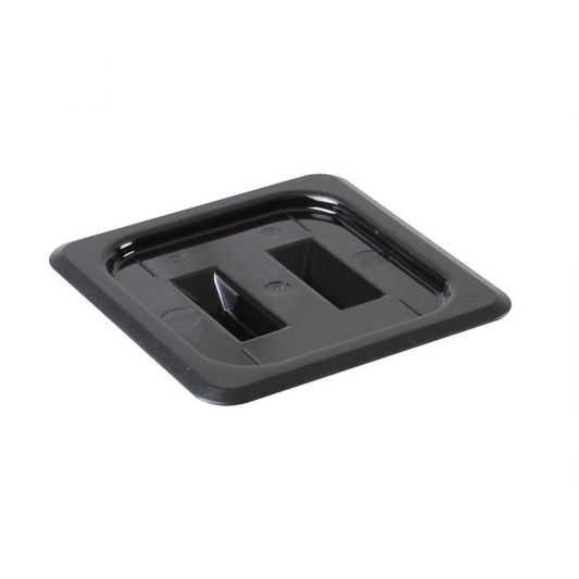 Thunder Group Solid Cover For Sixth Size Food Pan is a dependable solution for commercial kitchens that prioritize durability and efficiency. Designed to fit sixth-size food pans, this solid cover is made from high-quality polycarbonate, offering excellent resistance to breakage and scratching. Its clear construction allows for easy visibility of contents without the need to remove the lid, helping streamline kitchen operations. A built-in handle ensures a secure grip for quick and convenient use. 