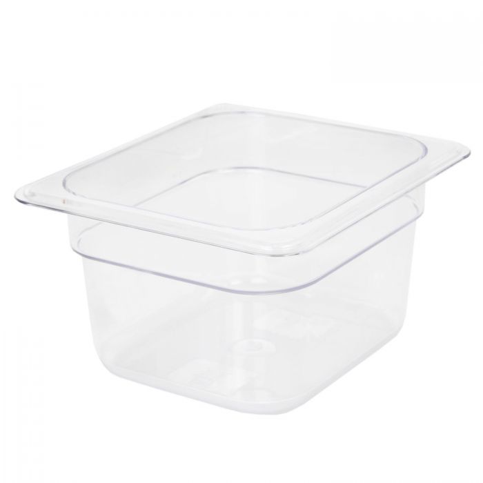 Thunder Group Sixth Size Food Pan is crafted from premium clear polycarbonate, offering excellent durability and long-lasting performance. Perfect for restaurant prep lines, buffets, and salad bars, this pan withstands temperatures from -40°F up to 210°F without warping. Its 4 inches deep design is ideal for storing veggies, toppings, and sauces. Dishwasher safe and NSF certified, it’s break-resistant, shatter-resistant, and easy to keep clean, making it a reliable choice for any commercial kitchen.