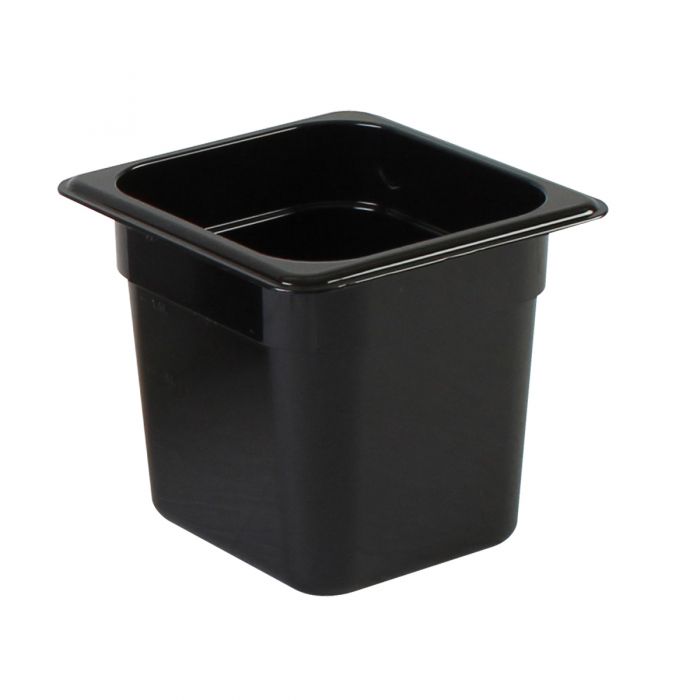 Thunder Group Sixth Size Food Pan is constructed from sturdy black polycarbonate, adding a sleek look to your buffet line or prep station. Perfect for restaurant prep lines, buffets, and salad bars, this pan withstands temperatures from -40°F up to 210°F without warping. Its 6 inches deep design is ideal for storing veggies, toppings, and sauces. Dishwasher safe and NSF certified, it’s break-resistant, shatter-resistant, and easy to keep clean, making it a reliable choice for any commercial kitchen.