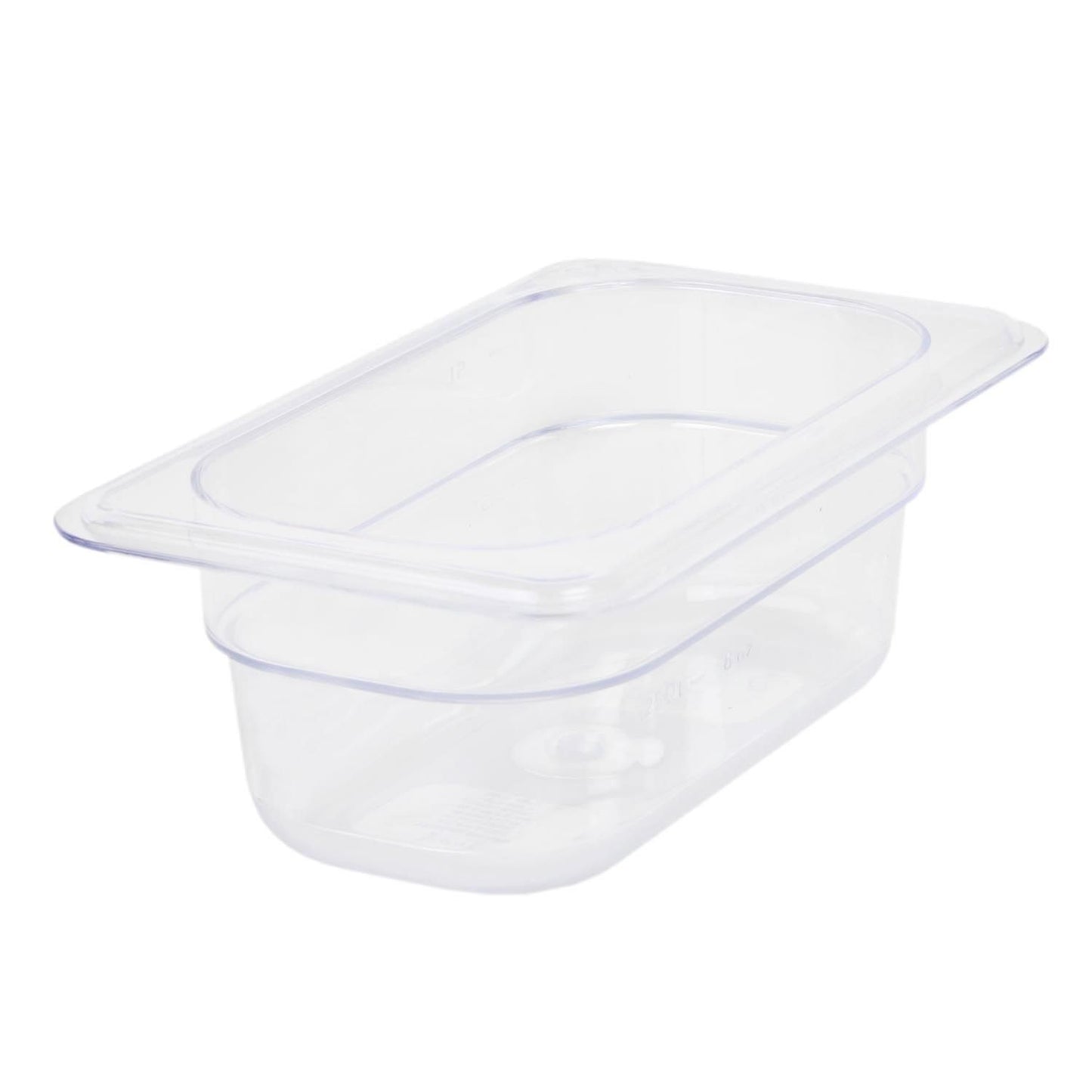 Thunder Group Ninth Size Food Pan is crafted from premium clear polycarbonate, offering excellent durability and long-lasting performance. Perfect for restaurant prep lines, buffets, and salad bars, this pan withstands temperatures from -40°F up to 210°F without warping. Its 2 1/2 inches deep design is ideal for storing veggies, toppings, and sauces. Dishwasher safe and NSF certified, it’s break-resistant, shatter-resistant, and easy to keep clean, making it a reliable choice for any commercial kitchen.
