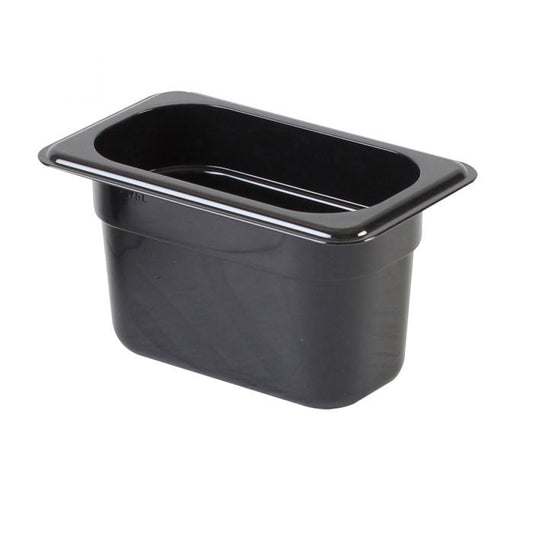 Thunder Group Ninth Size Food Pan is crafted from premium black polycarbonate, offering excellent durability and long-lasting performance. Perfect for restaurant prep lines, buffets, and salad bars, this pan withstands temperatures from -40°F up to 210°F without warping. Its 4 inches deep design is ideal for storing veggies, toppings, and sauces. Dishwasher safe and NSF certified, it’s break-resistant, shatter-resistant, and easy to keep clean, making it a reliable choice for any commercial kitchen.