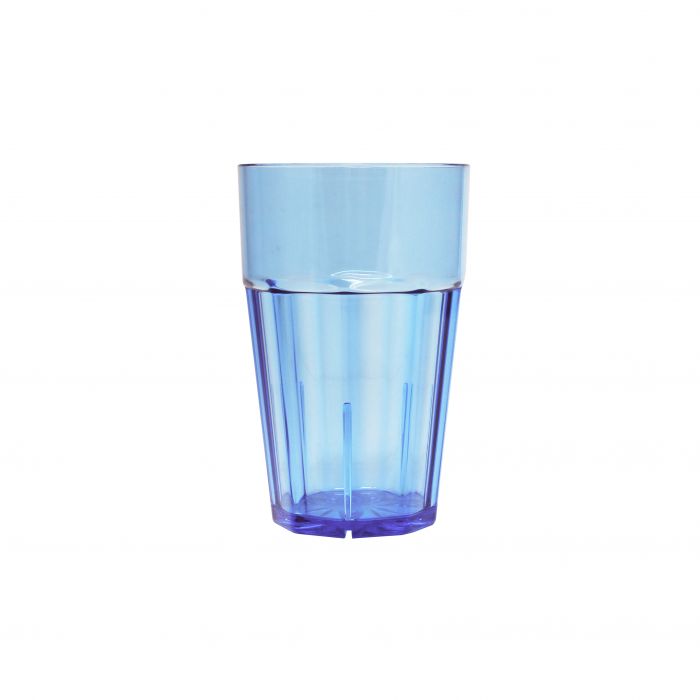 Thunder Group Diamond Rock 12/Pcs adds a vibrant style and unbeatable durability to any setting with this blue diamond tumbler made from premium polycarbonate. Holding 12 oz, it measures 3.125 inches in diameter and 5.125 inches in height, offering a sleek vertical profile with a beautiful diamond texture. 