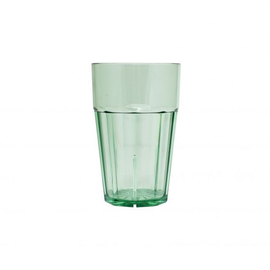 Thunder Group Diamond Rock 12/Pcs adds a vibrant style and unbeatable durability to any setting with this green diamond tumbler made from premium polycarbonate. Holding 12 oz, it measures 3.125 inches in diameter and 5.125 inches in height, offering a sleek vertical profile with a beautiful diamond texture. 