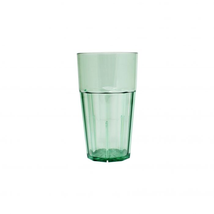 Thunder Group Diamond Rock 12/Pcs adds a vibrant style and unbeatable durability to any setting with this green diamond tumbler made from premium polycarbonate. Holding 14 oz, it measures 3.25 inches in diameter and 5.125 inches in height, offering a sleek vertical profile with a beautiful diamond texture. 