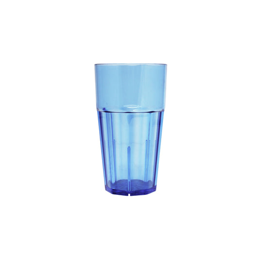 Thunder Group Diamond Rock 12/Pcs adds a vibrant style and unbeatable durability to any setting with this blue diamond tumbler made from premium polycarbonate. Holding 16 oz, it measures 3.33 inches in diameter and 5.875 inches in height, offering a sleek vertical profile with a beautiful diamond texture. 