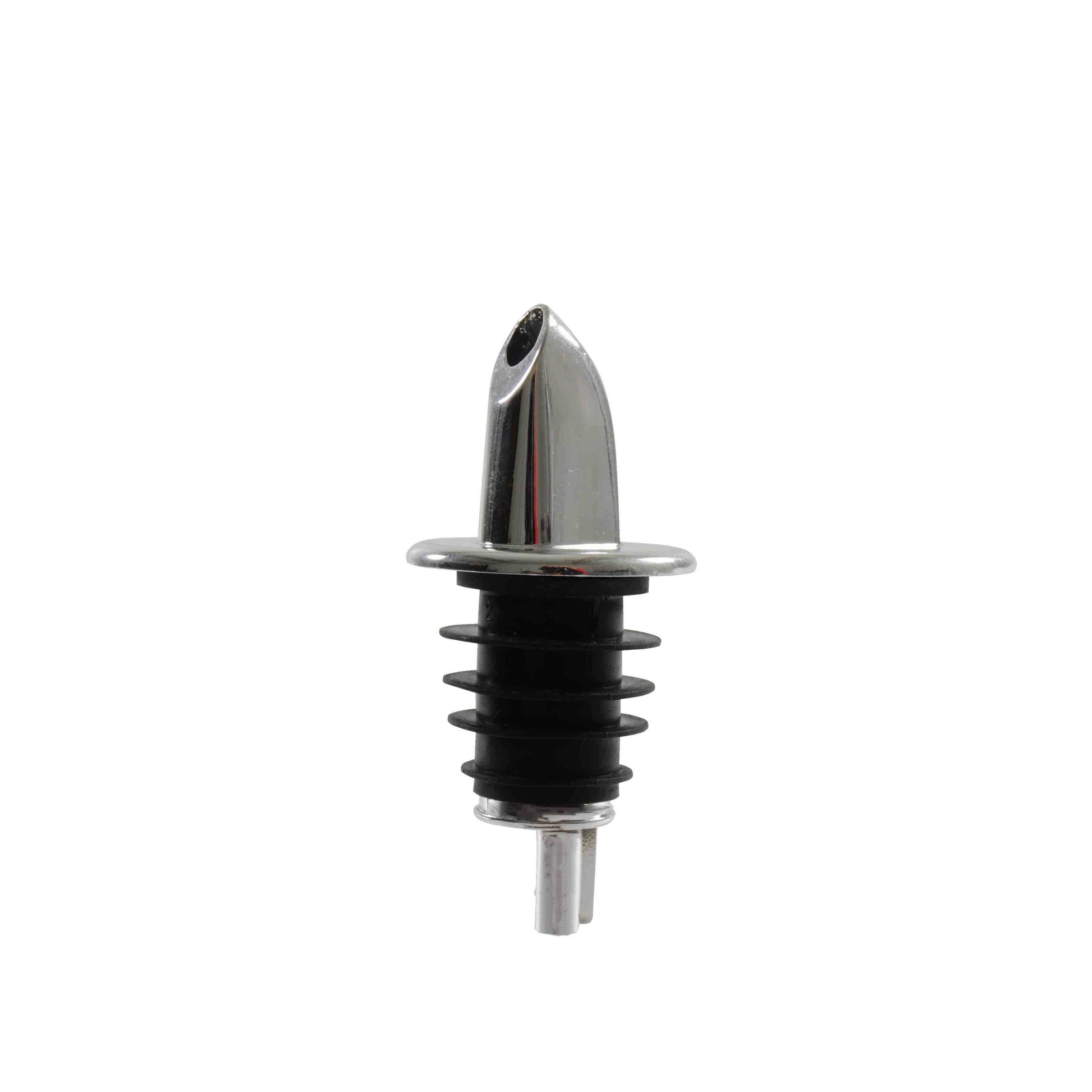 Thunder Group Free Flow Liquor Pourer 12/Pcs offers a streamlined fit for standard 750 ml liquor bottles, ensuring a smooth and steady pour every time. Its color coded ribbed base provides a secure grip inside the bottle neck while allowing quick spirit identification. Perfect for busy bars and home setups, it helps speed up service, reduce spills, and delivers an elegant professional look. Ideal for bartenders who need reliable tools that keep up with demand.