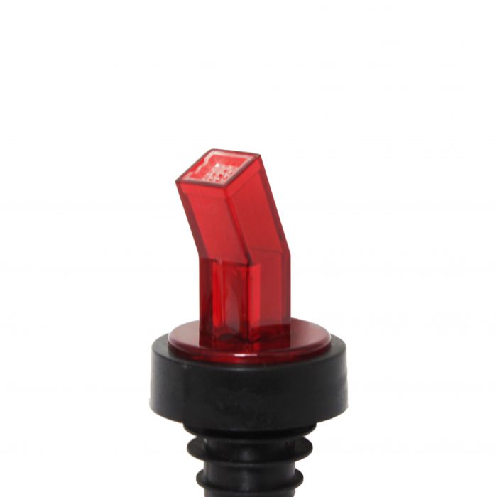 Thunder Group Liquor Pourer with Build-in Screen 12/Pcs effectively filters out impurities, delivering a smooth and clean pour every time. Made of durable acrylonitrile, it is color coded for quick identification and fits standard 750 ml liquor bottles securely. Ideal for bars, restaurants and home bartenders who value both efficiency and presentation, this pourer prevents clogs while adding a vibrant touch to any bottle.