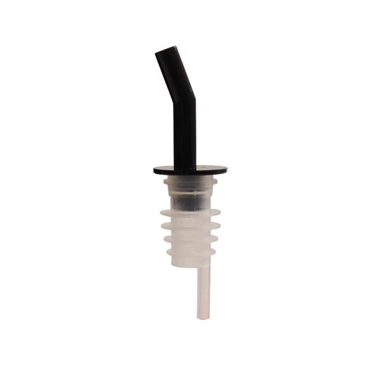 Thunder Group Flow Liquor Pourer 12/Pcs is crafted without a collar for a streamlined fit and function. Built from durable acrylonitrile, this pourer fits standard 750 ml liquor bottles and is color coded for easy identification. It promotes accurate pours while minimizing spills, perfect for busy bars or home bartending.