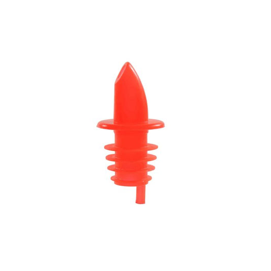Thunder Group Free Flow Liquor Pourer 12/Pcs delivers smooth and efficient pouring for any bar setup. Made from durable ethylene-vinyl acetate, it fits standard 750 ml liquor bottles with a secure seal. Its sleek color coded design helps prevent mix-ups while supporting fast service in commercial or home environments.