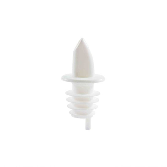 Thunder Group Free Flow Liquor Pourer 12/Pcs delivers smooth and efficient pouring for any bar setup. Made from durable ethylene-vinyl acetate, it fits standard 750 ml liquor bottles with a secure seal. Its sleek color coded design helps prevent mix-ups while supporting fast service in commercial or home environments.