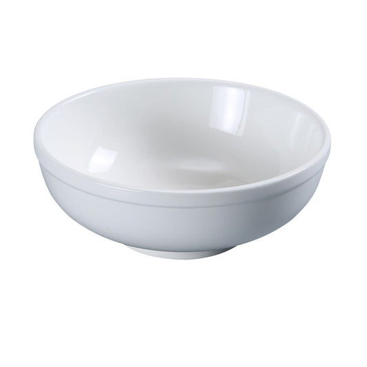 Yanco Menudo Bowl PS-8-M is designed for serving soups, bouillons, and hearty stews. With a generous 48-ounce capacity and a deep, rounded construction, this bowl ensures an elegant presentation of large-sized portions. Crafted from durable, chip-resistant porcelain, it withstands the demands of busy foodservice environments while maintaining its refined appearance. 