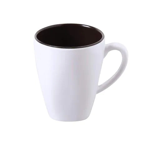 Yanco Mug PT-9110 is a unique and affordable restaurant drinkware. Made from the long-lasting and high-quality melamine material these mugs look like ceramics. You can serve any cold or hot drinks in these cups - coffee, tea, cocoa, etc. These white mugs will perfectly fit any establishment design. Thanks to the appearance, they will always look stylish in your cafeteria, restaurant or catering events. The popular volume and sizes of the mug allow you to easily serve the right amount of drink.
