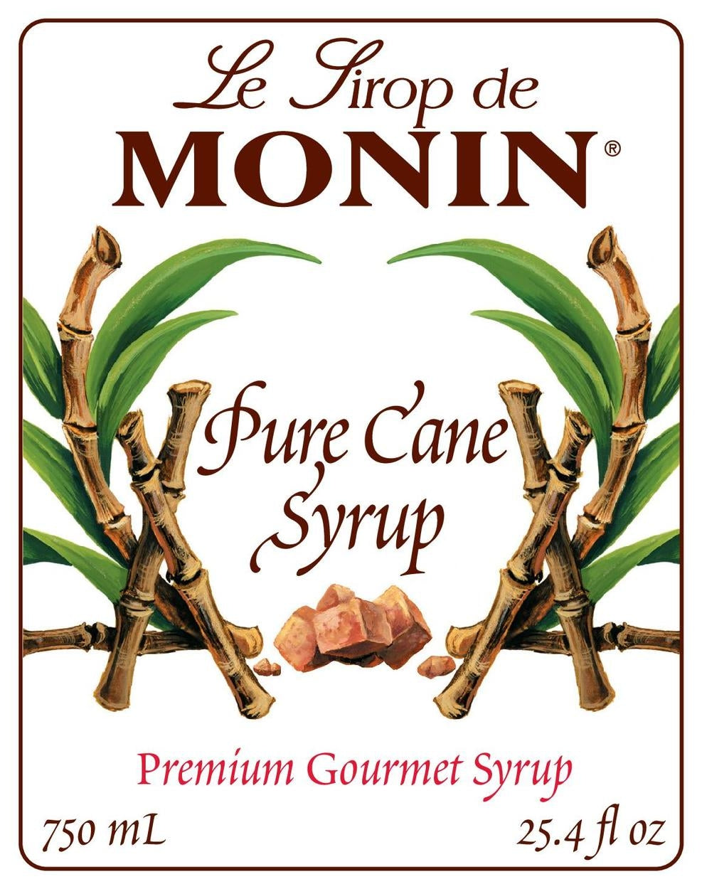Monin Pure Cane Sweetener Syrup 750 mL Bottle additional product image