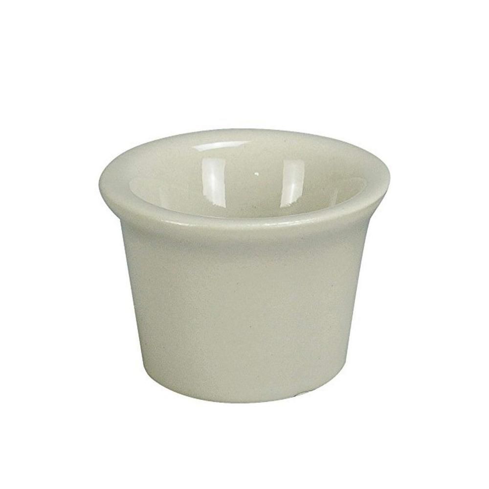 Yanco Ramekin RAMS-15 is a must-have for any restaurant, café, or catering business. With a 1.5-ounce capacity, it is ideal for serving condiments, dressings, sauces, and salsas in an elegant and professional manner. Made from durable porcelain, these ramekins are designed to withstand high temperatures and frequent use while maintaining their sleek appearance.