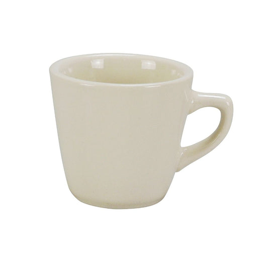 Yanco Tall Cup RE-1 is a versatile and elegant choice for serving coffee, tea, and other hot beverages. With a 7-ounce capacity and a sleek, rounded design, this cup provides a comfortable grip and a refined presentation. Crafted from high-quality porcelain, it is durable enough for daily use in busy cafés, restaurants, and hotels. The classic American white finish ensures it complements any table setting, making it a timeless addition to your drinkware collection.