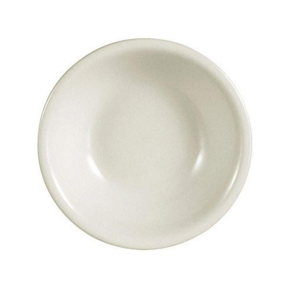 Yanco Fruit Bowl RE-32 is a stylish and functional addition to any dining setup. With a 3.5-ounce capacity, these small-sized bowls are ideal for serving fresh-cut fruit, nuts, snacks, and condiments. Their classic American white finish enhances food presentation while complementing both modern and traditional table settings. Made from durable porcelain, these bowls are designed to withstand heavy daily use, making them perfect for restaurants, cafés, and catering services.
