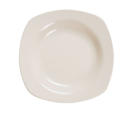 Yanco Square Pasta Bowl RE-511 is a modern and durable addition to any dining collection. Featuring an 11.5-inch square shape and a 22-ounce capacity, this bowl is ideal for serving pasta, soups, and salads. Made from high-quality porcelain with a sleek glaze finish, it is resistant to mechanical damage and temperature variations. Its classic American white color complements both casual and upscale table settings, making it perfect for fine-dining restaurants, catered events, hotels, and more.