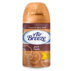 Air Breeze Auto Spray Refill in Pure Musk scent, 6.2 oz can