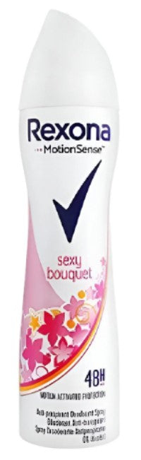Rexona Women Sexy Bouquet antiperspirant deodorant spray 200 mL with long-lasting protection and a floral scent