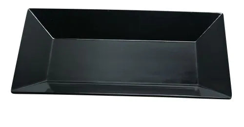 Yanco Rectangular Plate RM-210BK is a stylish and durable addition to any dining setting. Measuring 10 x 6 inches, this melamine plate combines the look of ceramic with the strength of melamine, making it perfect for high-traffic restaurants, catering services, and hospitality establishments. 