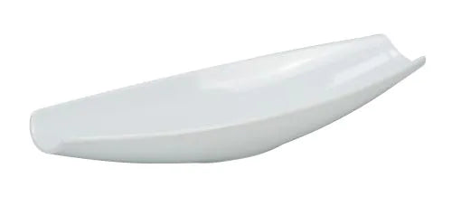 Yanco Boat Plate RM-312 is a great and affordable restaurant tableware. It is made from durable and reliable melamine material, which makes the plate look like ceramics. You can use this stylish plate to serve any dish you want. For example, you can use it for serving salads, side dishes, appetizers or hot meals. The Rome collection has an elegant and stylish design. Performed in white color, it will perfectly fit any restaurant environment.